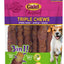 Gourmet Triple Chew Twists Apple & Duck Flavor Dog Chews, 6 count