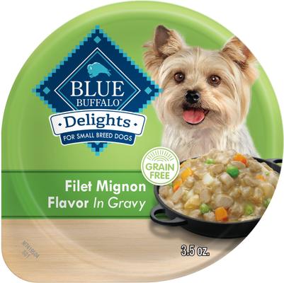 Divine Delights Rotisserie Chicken Flavor in Hearty Gravy Small Breed Wet Dog Food, 3.5-oz tray, case of 12