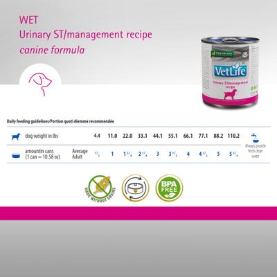 Urinary ST Management Canine Wet Dog Food, 10.58-oz can, case of 6