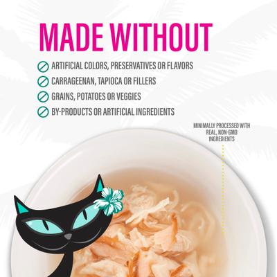 Born Carnivore Complements Chicken & Salmon Recipe in Chicken Broth Grain-Free Wet Cat Food Topper, 2.1-oz pouch, case of 12