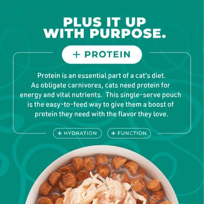 Born Carnivore Complements Chicken & Salmon Recipe in Chicken Broth Grain-Free Wet Cat Food Topper, 2.1-oz pouch, case of 12