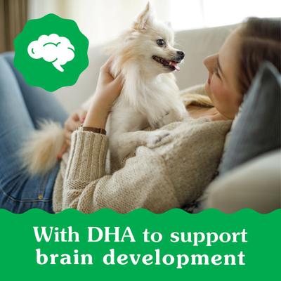 Natural Teenie Puppy Dental Dog Treats, 43 count