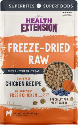Chicken Recipe Freeze-Dried Raw Dog Food, 3.5-oz bag