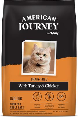Indoor Recipe with Turkey & Chicken Grain-Free Dry Cat Food, 12-lb bag