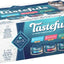 Tastefuls Salmon, Chicken, Ocean Fish & Tuna Entrées Variety Pack Pate Wet Cat Food, 3-oz can, case of 12