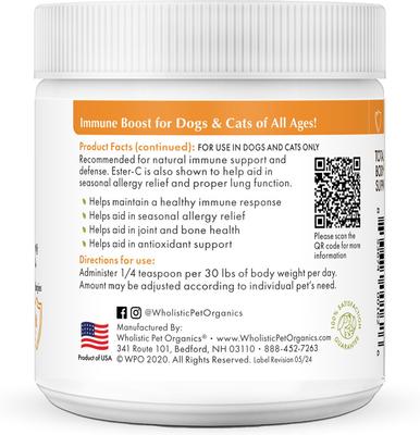 Pure Estrer-C Immune Boost Dog & Cat, 4-oz jar