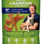 Golf Shapes Chicken Jerky Dog Treats, 3-oz bag
