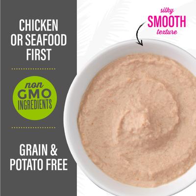 Luau Velvet Mousse Variety Pack Grain-Free Wet Cat Food, 2.8-oz pouch, case of 12