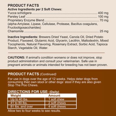 MaxProtect Coprophagia & Digestive Soft Chew Supplement for Dogs, 240 count