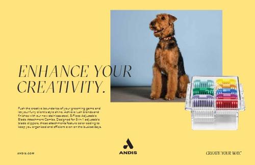 Adjustable Stainless Steel Blade Attachment Combs, 8 count