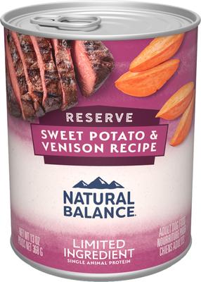 Limited Ingredient Reserve Sweet Potato & Venison Recipe Wet Dog Food, 13-oz can, case of 12
