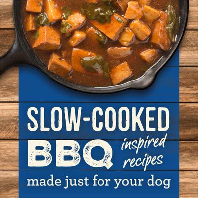 Grain-Free Wet Dog Food Slow-Cooked BBQ Memphis Style with Glazed Chicken, 12.7-oz can, case of 12