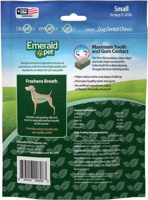 Fresh Smileezz Small Grain-Free Dental Dog Treats, 32 count