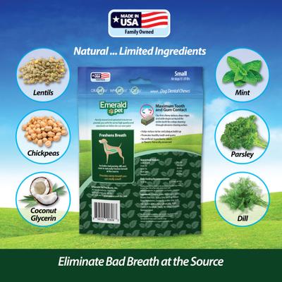 Fresh Smileezz Small Grain-Free Dental Dog Treats, 32 count