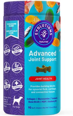 Evolutions Advanced Joint Soft Chews Dog Supplement, 180 count