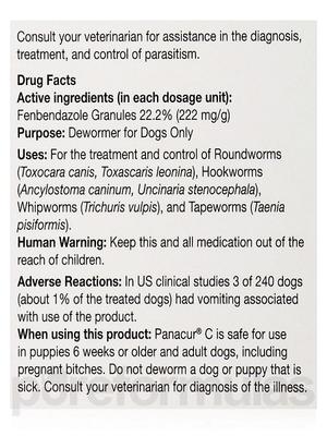 C Canine Dewormer, 1-g, 3 count
