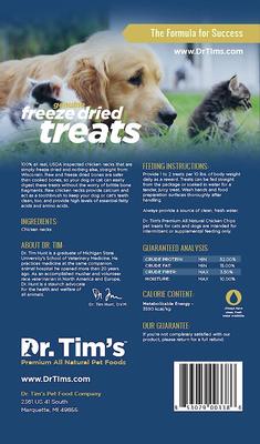 Natural Chicken Chips Genuine Freeze-Dried Dog & Cat Treats, 5-oz bag