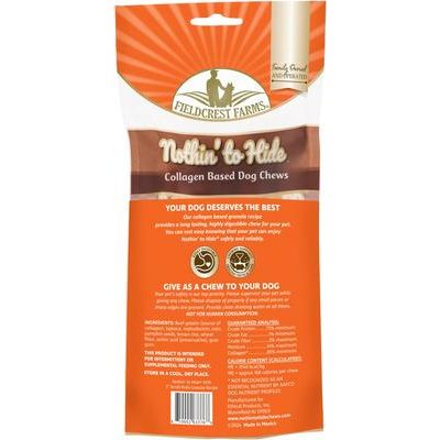 Masticables para perros Nothin' To Hide, rollo pequeño de 5 pulgadas con sabor a granola, 2 unidades