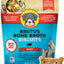 Bone Broth Beef Biscuits Natural Limited Ingredient Crunchy Dog Treats, 8-oz bag