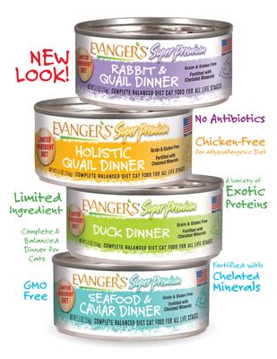 Super Premium Quail Dinner Grain-Free Canned Cat Food, 5.5-oz, case of 24