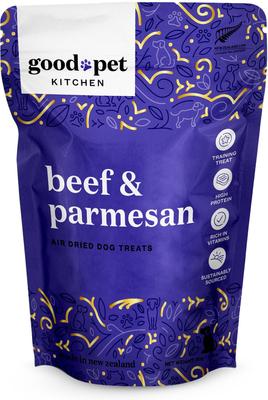 Beef & Parmesan Air Dried Dog Treat, 2.8-oz bag