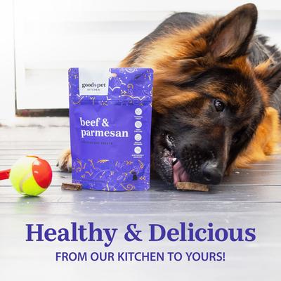 Beef & Parmesan Air Dried Dog Treat, 2.8-oz bag