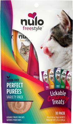 Freestyle Perfect Purees Beef & Sardine Recipe Grain-Free Lickable Cat Treats, 0.5-oz, case of 48