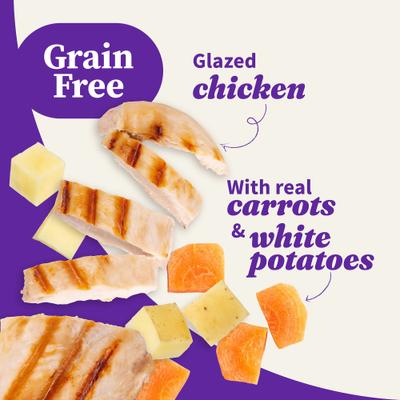 Elevate Smoky BBQ Glazed Chicken Stew with White Potatoes & Carrots Grain-Free Wet Dog Food, 12.7-oz can, case of 6