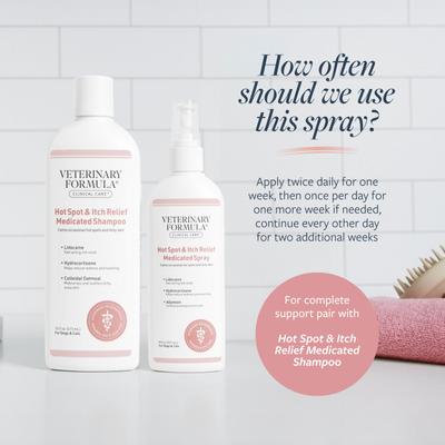 Hot Spot & Itch Relief Medicated Spray, 8-fl oz spray