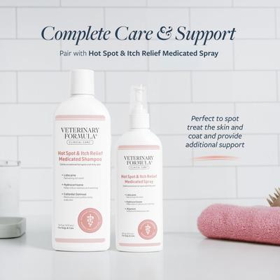 Hot Spot & Itch Relief Medicated Spray, 8-fl oz spray