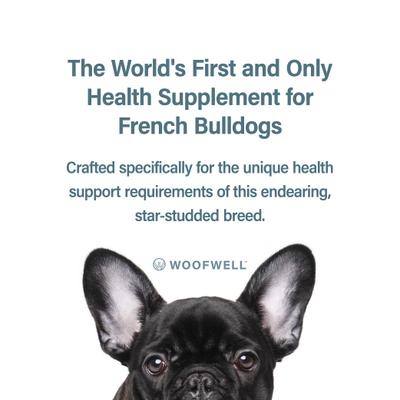 French Bulldog Health Support Bacon Flavored Soft Chews Dog Supplement, 30 count