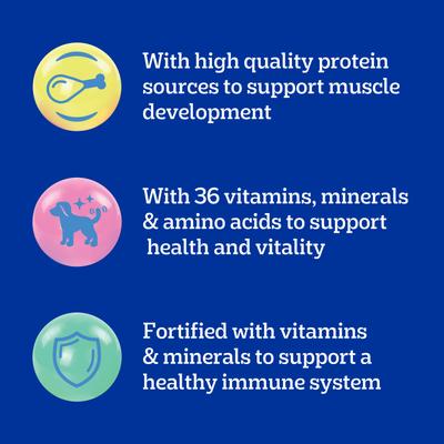 Puppy Growth & Protection Chicken & Vegetable Flavor Dry Dog Food, 3.5-lb bag