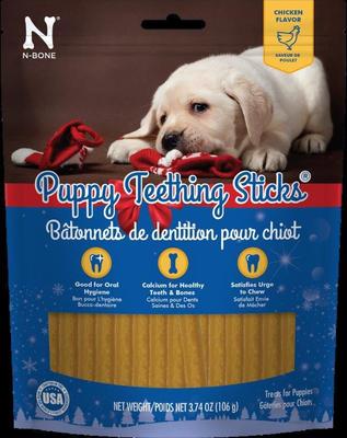 Chicken Flavor Holiday Puppy Teething Treats, 3.74-oz bag