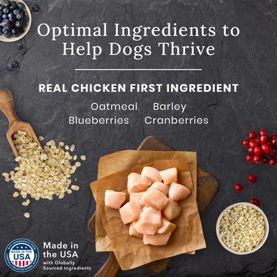 Blue Wilderness Premier Blend with Meaty Cuts Chicken Adult Dry Dog Food, 4.5-lb bag