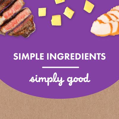 Assorted Flavors with Roasted Chicken, Grilled Beef, Sharp Cheddar Dog Treats, 16-oz box