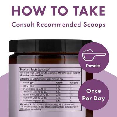 Eye Support Dog & Cat Supplement, 6.35-oz jar