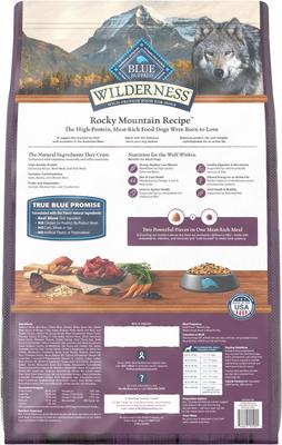 Wilderness Rocky Mountain Recipe Adult High-Protein Wholesome Grains & Bison Dry Dog Food, 22-lb bag