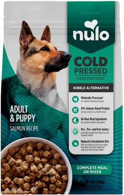 Cold Pressed Puppy & Adult Grain-Free Salmon Recipe Dry Dog Food, 4-lb bag