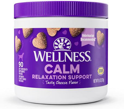 Calm Relaxation Support Cheese Flavor Chew Supplements for Dogs, 90 count