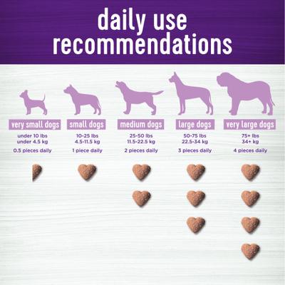 Calm Relaxation Support Cheese Flavor Chew Supplements for Dogs, 90 count