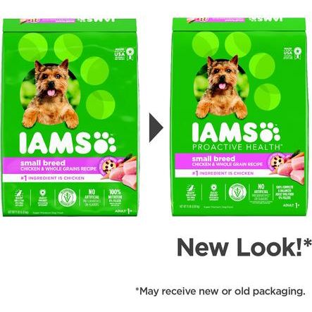 Alimento seco para perros adultos de razas pequeñas Proactive Health con pollo real, bolsa de 15 lb