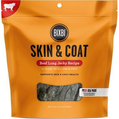 Premios para perros Skin & Coat de pollo seco, bolsa de 5 oz