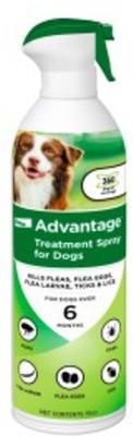 Topical & Indoor Flea & Tick Spray for Dogs, 15-fl oz bottle