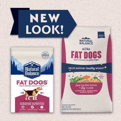 Fat Dogs Chicken & Salmon Formula Low Calorie Dry Dog Food, 24-lb bag