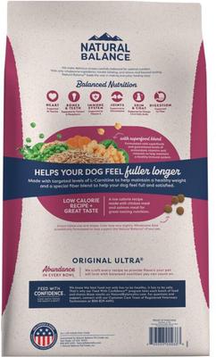 Fat Dogs Chicken & Salmon Formula Low Calorie Dry Dog Food, 24-lb bag
