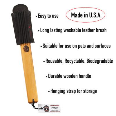 Furrniture Brush Pet Hair & Lint Removal Brush, Black