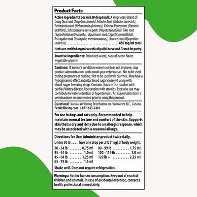 Itch Support GOLD Liquid Allergy Supplement for Cats & Dogs, 2-oz bottle