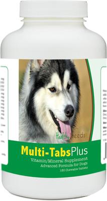 Siberian Husky Multi-Tabs Plus Chewable Tablets Dog Supplement, 180 count