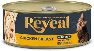 Natural Limited Ingredient Grain-Free Chicken Breast in Broth Wet Cat Food, 5.5-oz, case of 12