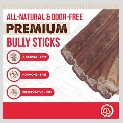 Standard 12-in Bully Sticks Dog Treats, 12 count